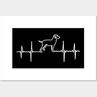 Dog Passion Heartbeat Love - Best Dog Owner gift Posters and Art